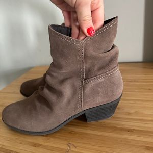 Suede Ankle Booties